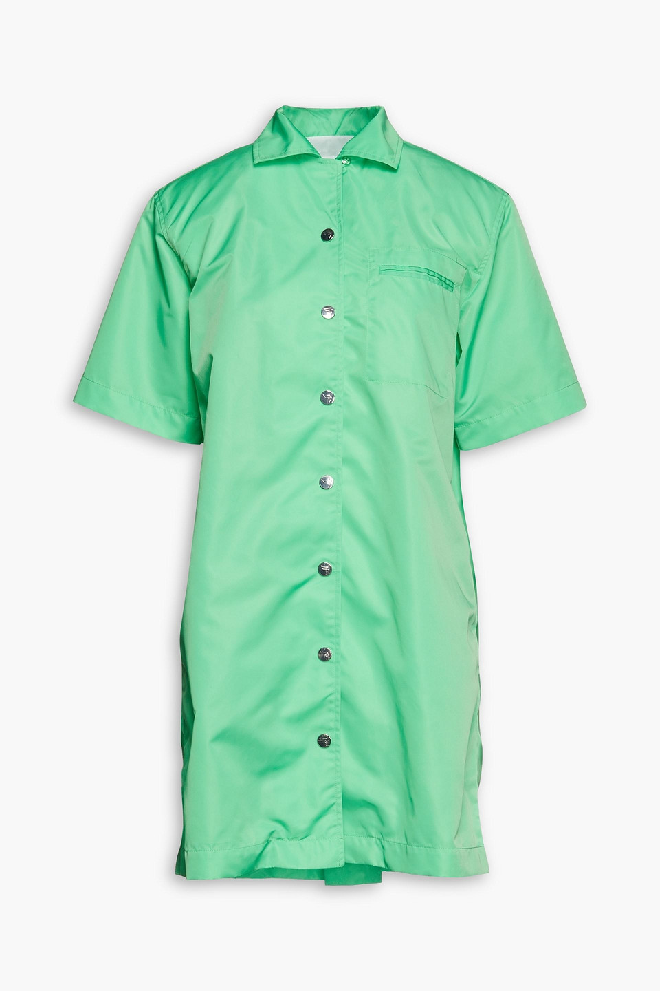 Storm shell mini shirt dress