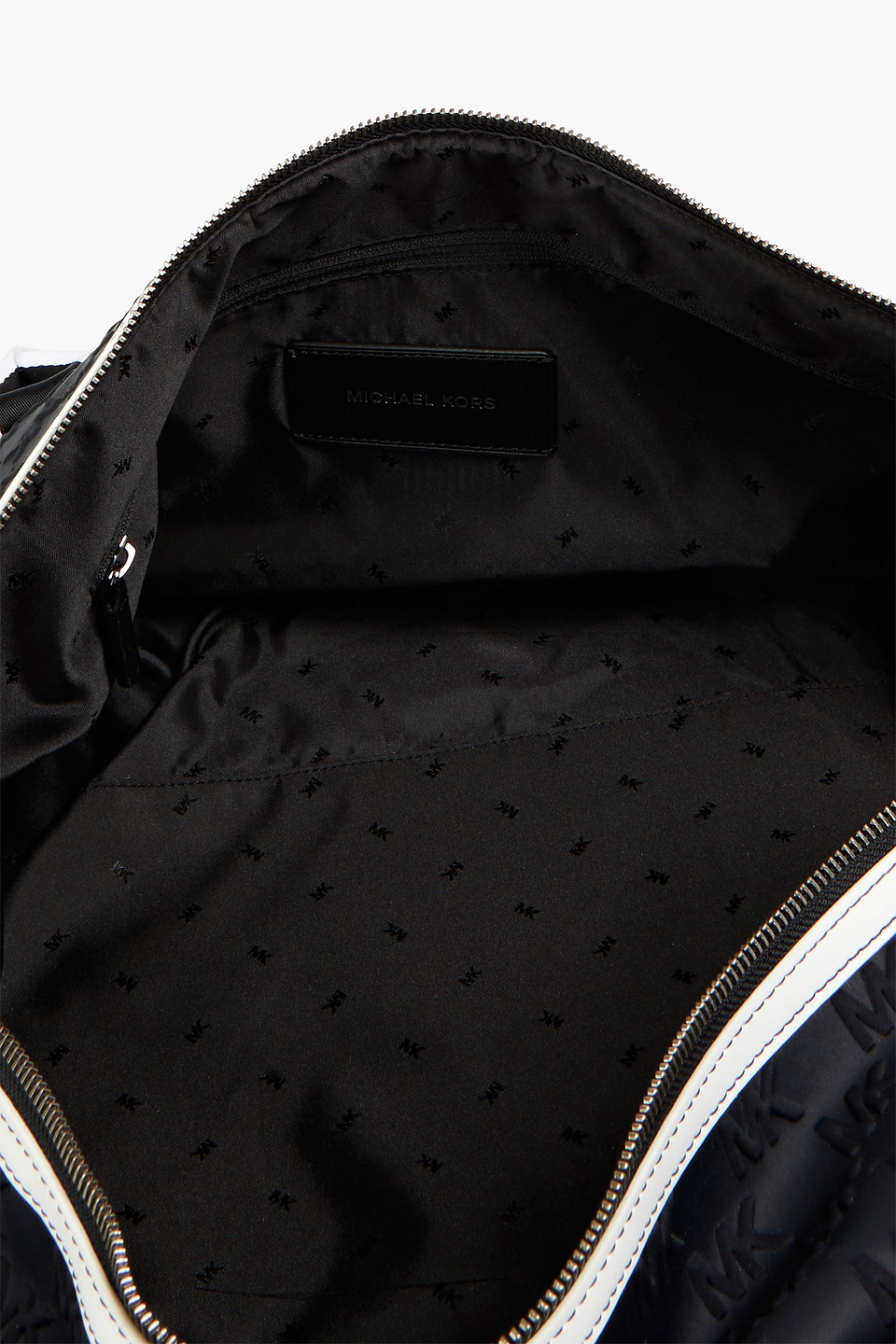 MICHAEL KORS LOGO-EMBOSSED NEOPRENE WEEKEND BAG