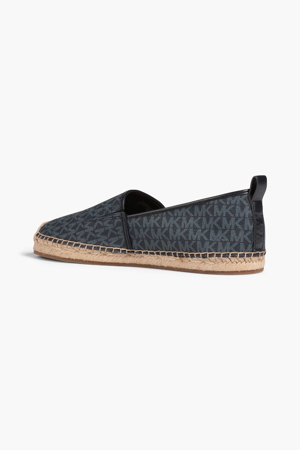 MICHAEL KORS Espadrilles aus strukturiertem Kunstleder mit Logoprint