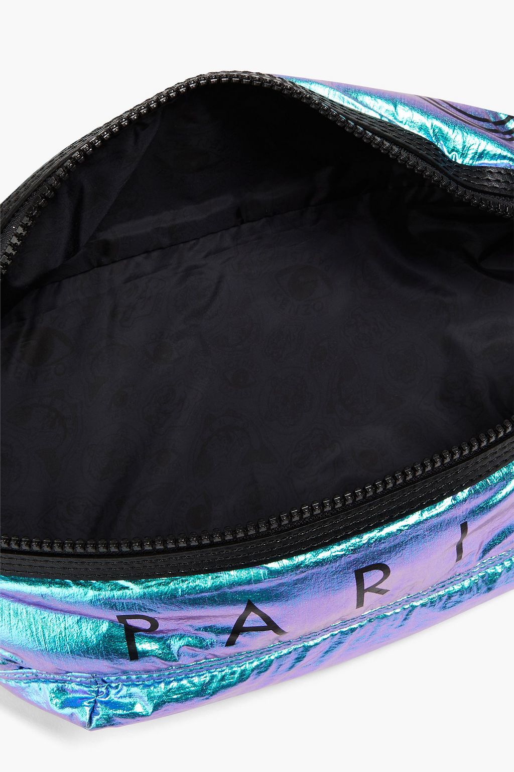 KENZO Printed iridescent shell belt bag