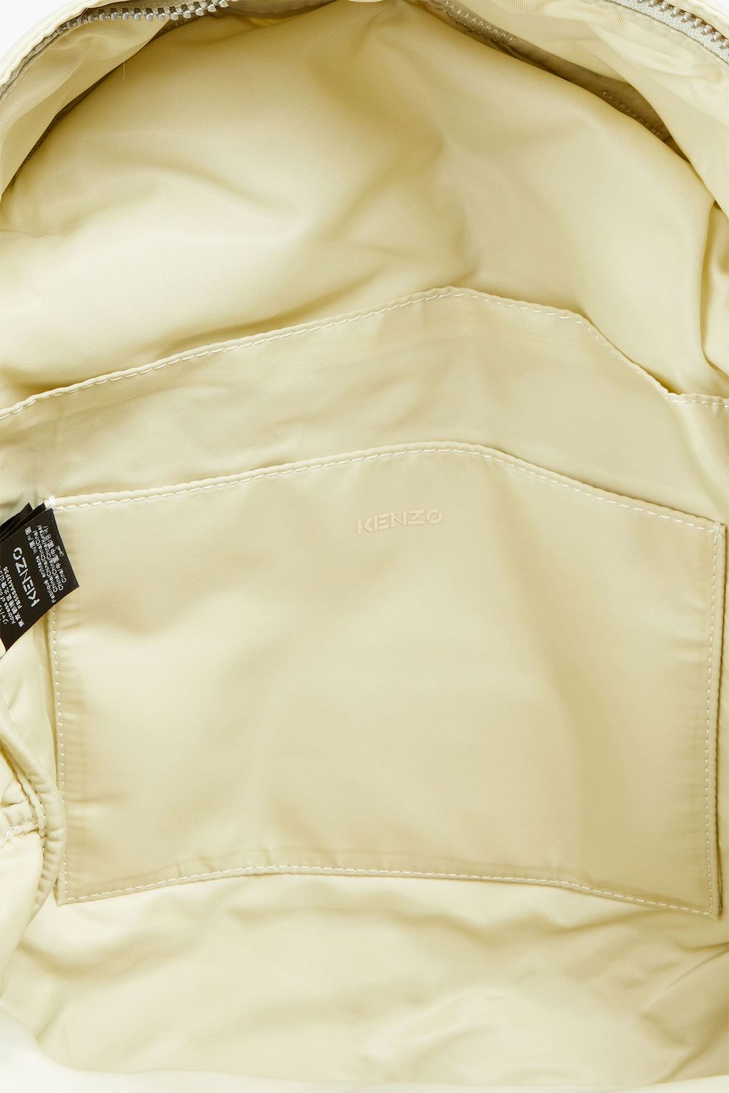 KENZO Logo-appliquéd shell backpack