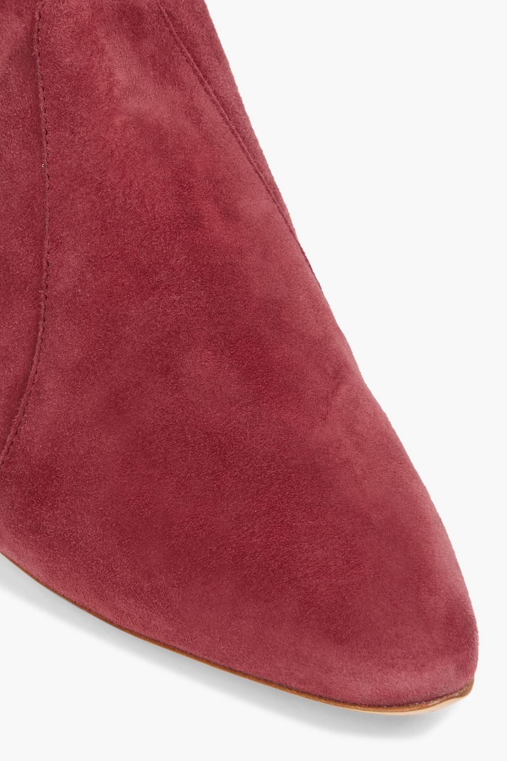 TOD'S 스터드 장식 스웨이드 앵클 부츠