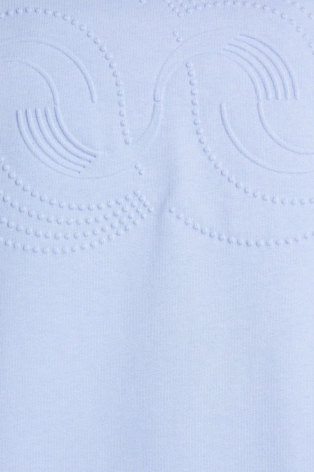 MCQ ALEXANDER MCQUEEN Embossed printed French cotton-terry sweatshirt