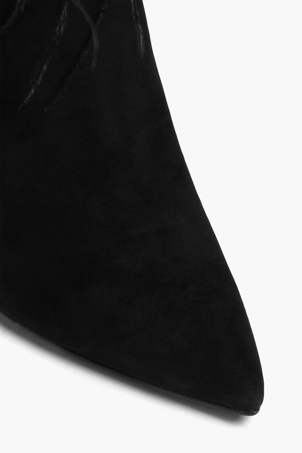 MICHAEL MICHAEL KORS Meena Ankle Boots aus Veloursleder mit Federn