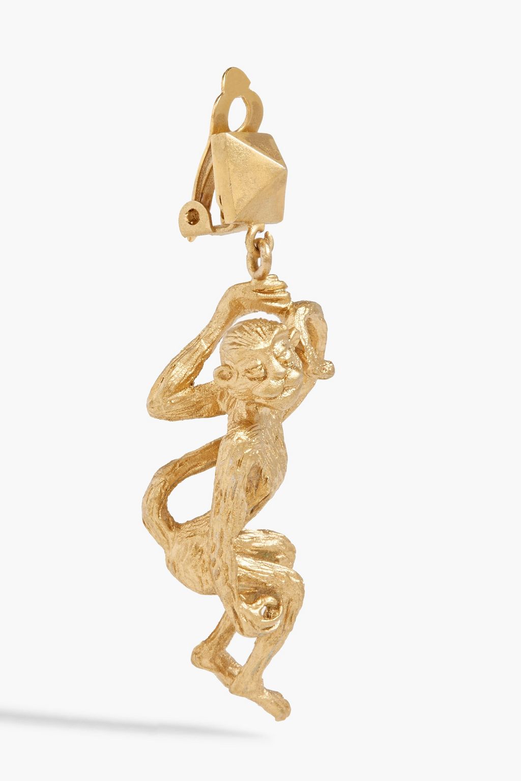 VALENTINO GARAVANI Gold-tone clip earrings