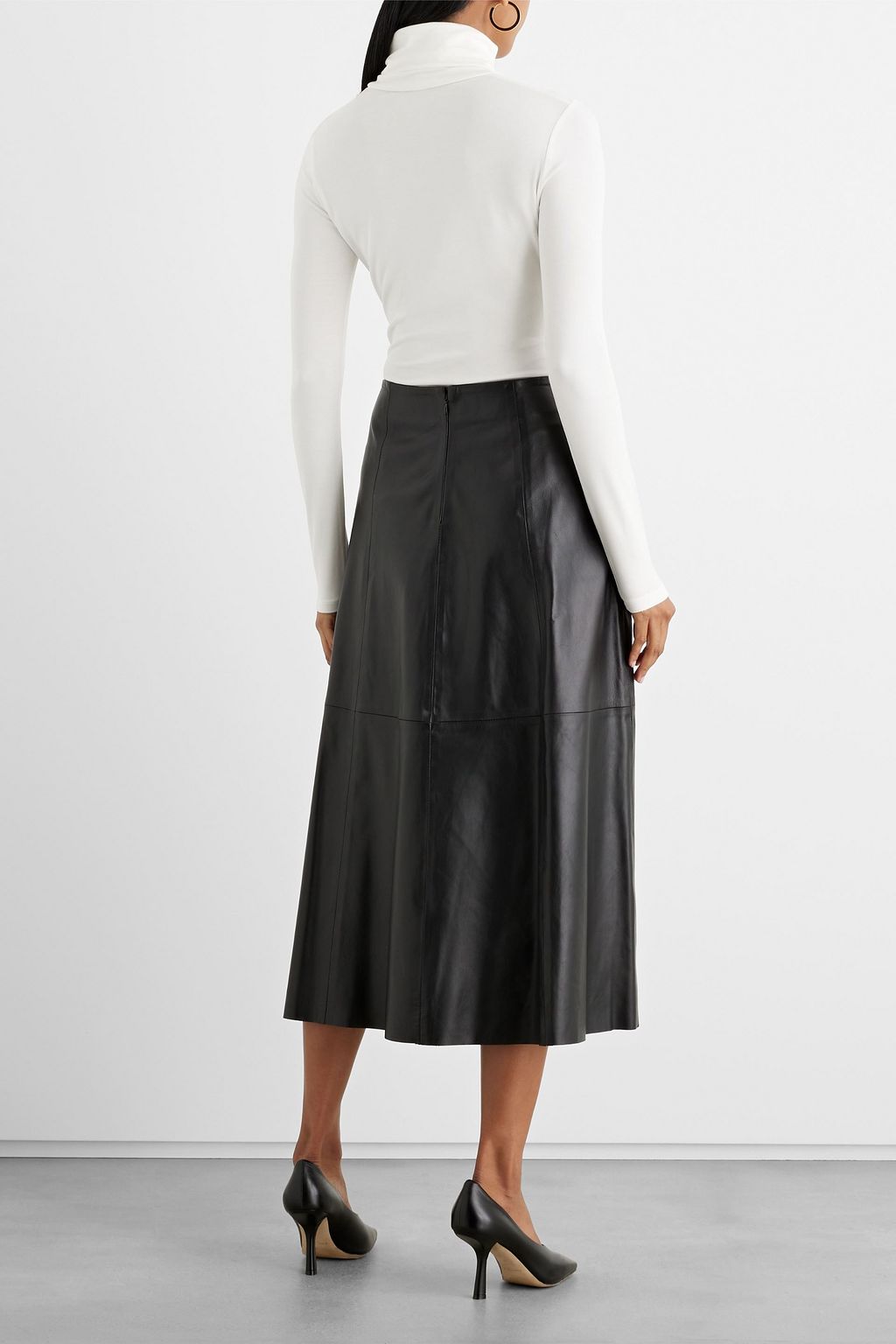 IRIS & INK Hazel stretch-Lyocell jersey turtleneck top