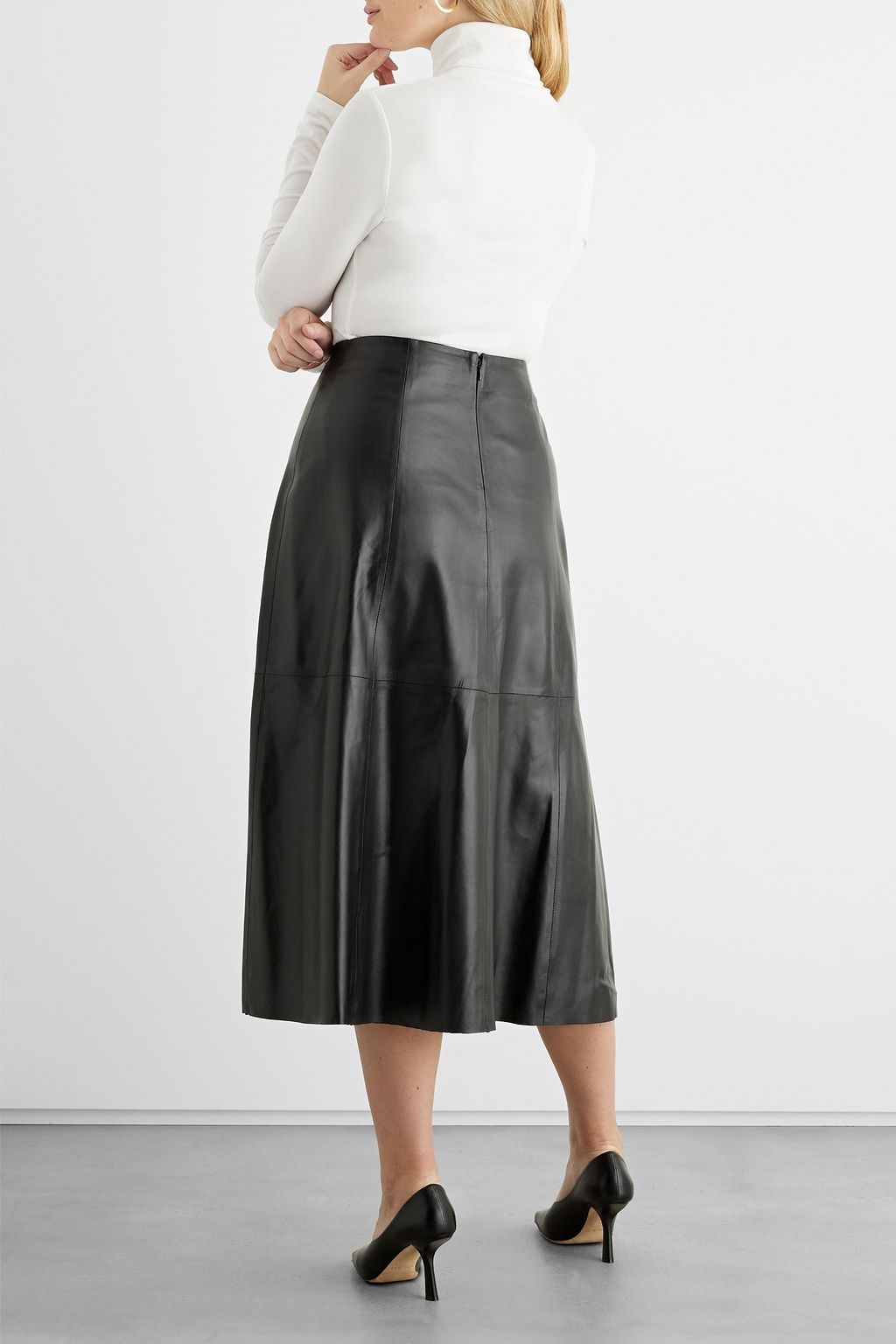 IRIS & INK Hazel stretch-Lyocell jersey turtleneck top