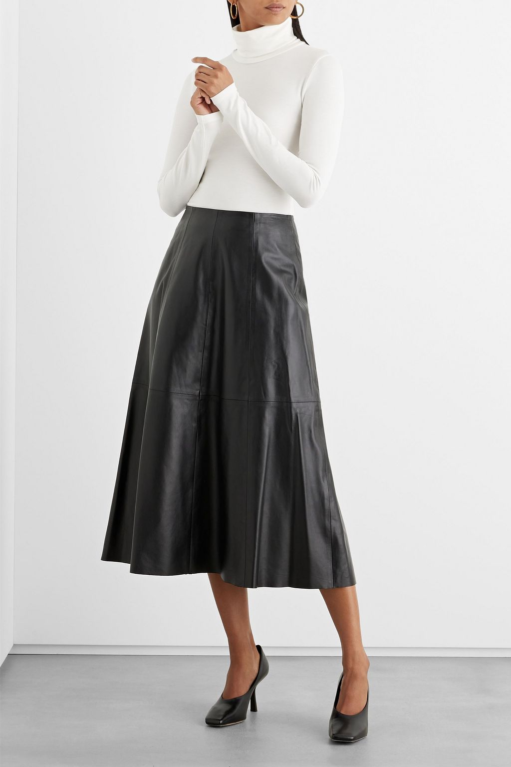 IRIS & INK Hazel stretch-Lyocell jersey turtleneck top