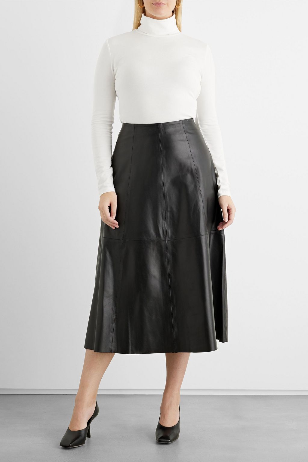 IRIS & INK Hazel stretch-Lyocell jersey turtleneck top