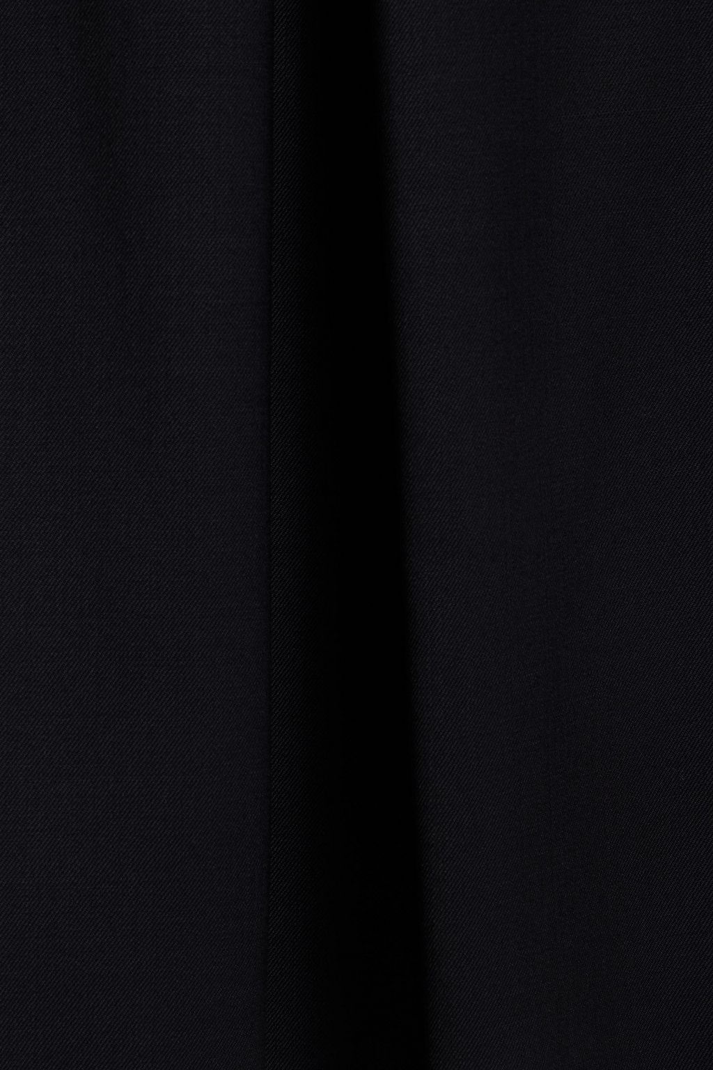 IRIS & INK Audrey Midirock aus Twill aus einer Wollmischung mit Falten