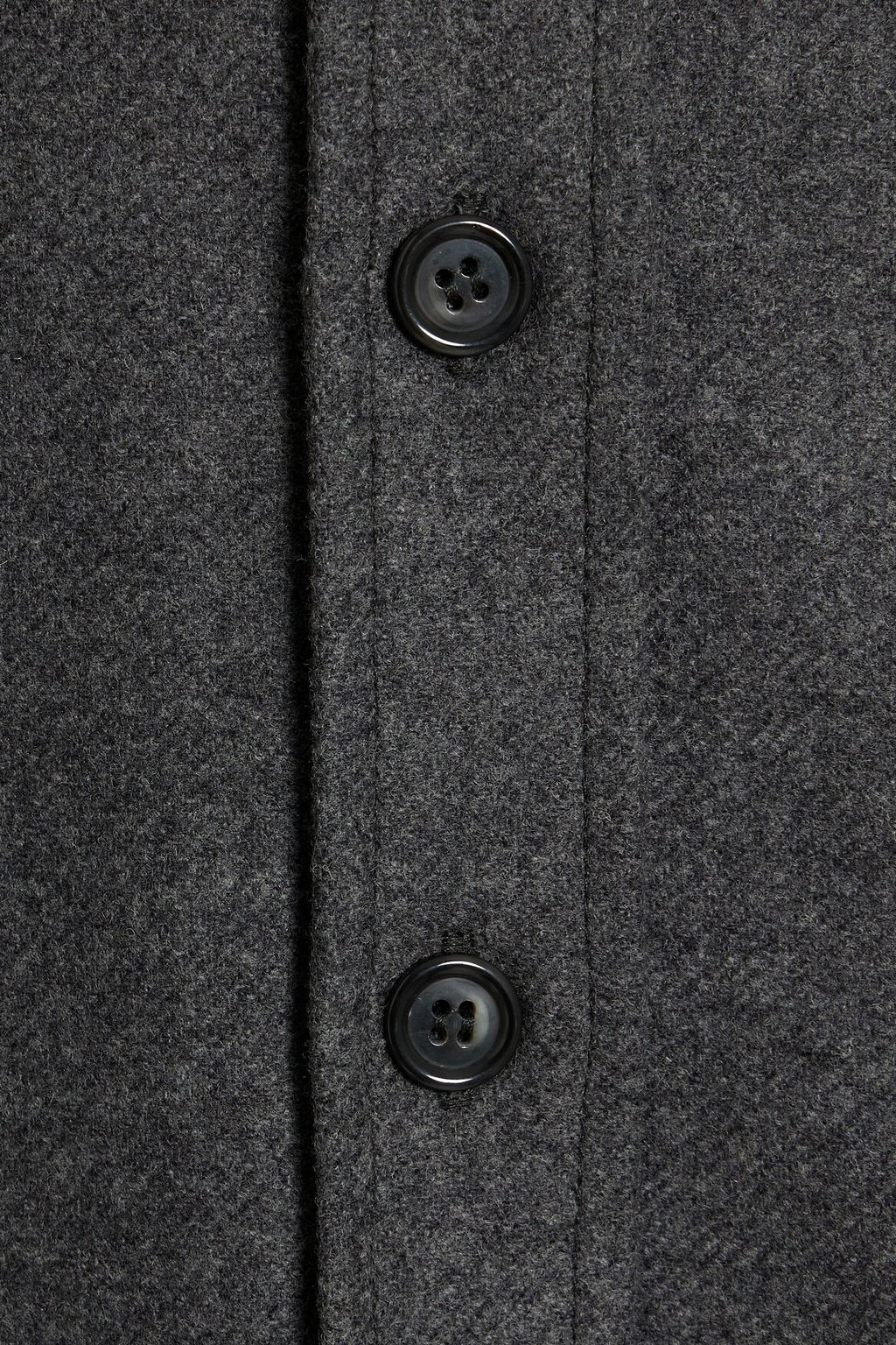 IRIS & INK Ann recycled wool-flannel shirt