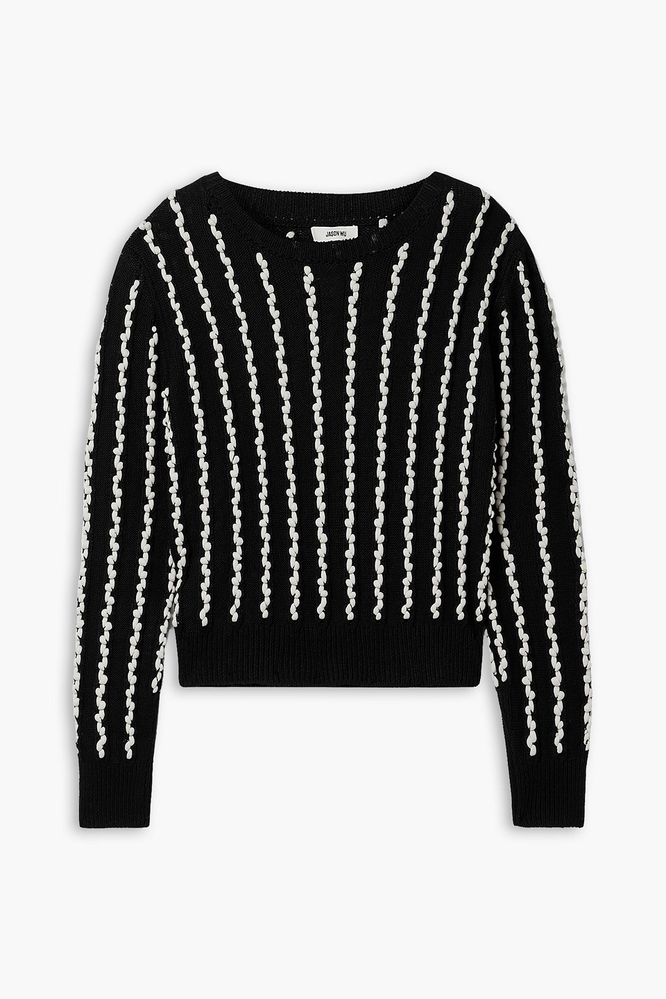 Jason Wu - Two-tone linen sweater