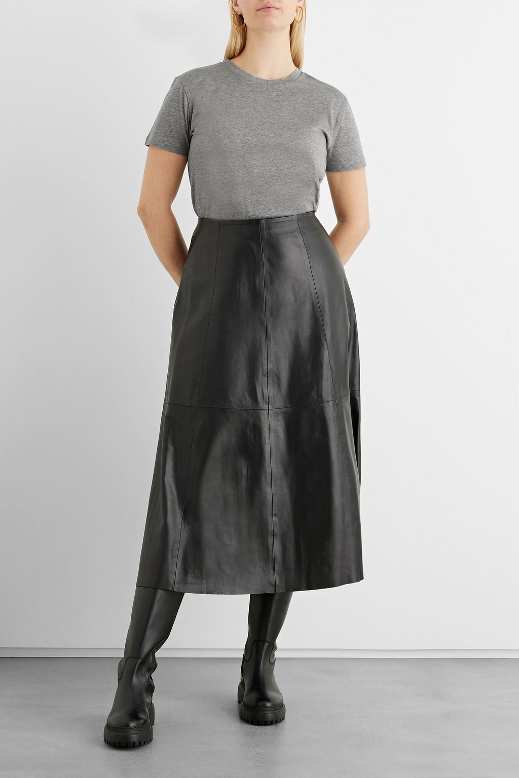IRIS & INK Marie organic cotton-jersey T-shirt