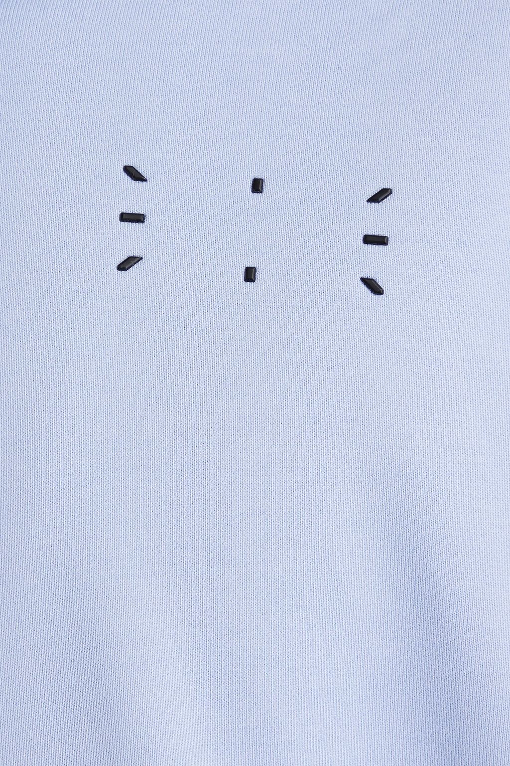 MCQ ALEXANDER MCQUEEN Printed French cotton-terry hoodie