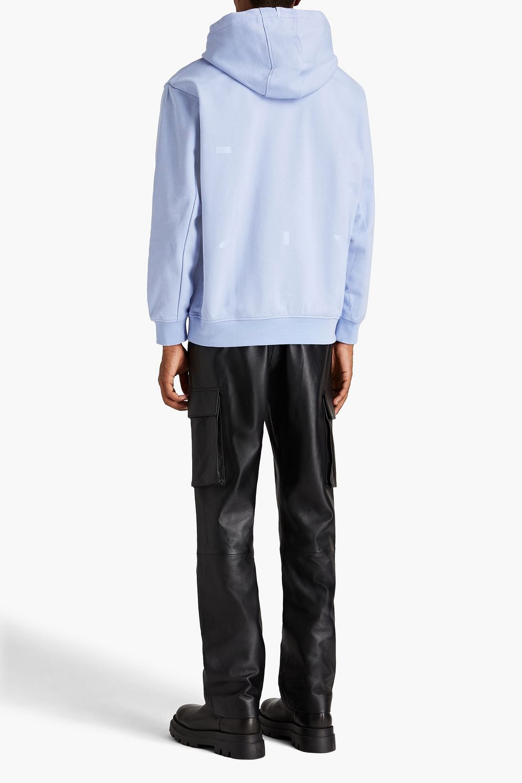 MCQ ALEXANDER MCQUEEN Printed French cotton-terry hoodie