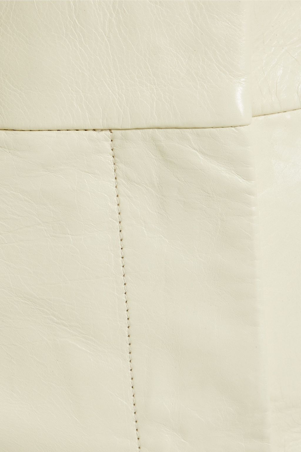 JIL SANDER Leather straight-leg pants