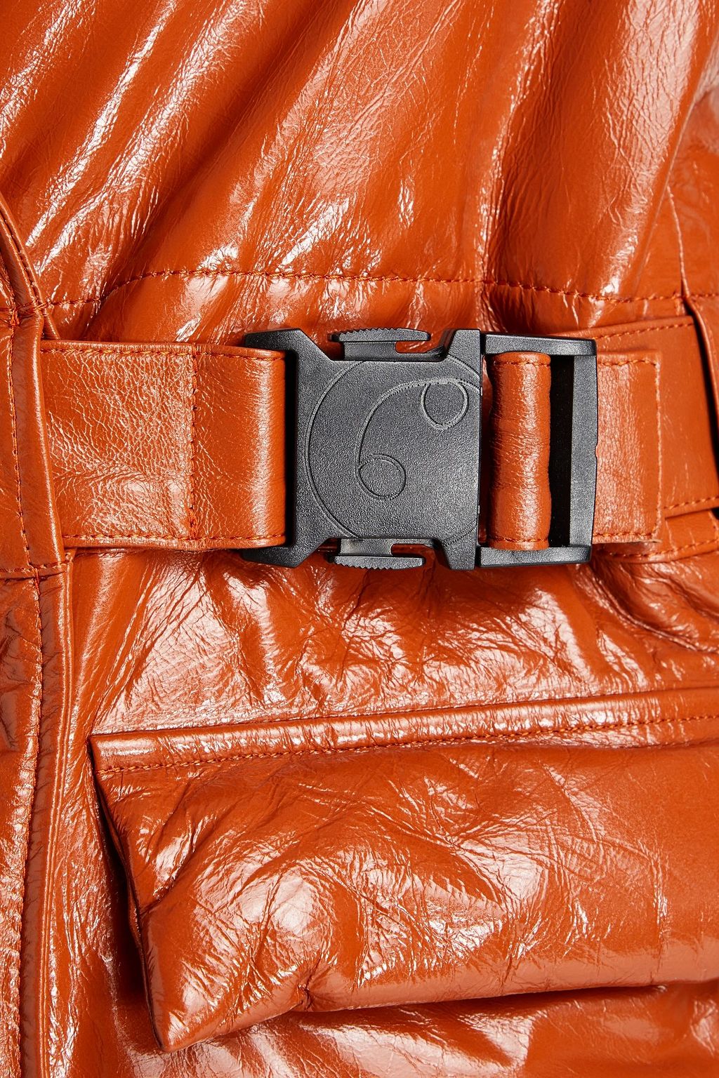 REMAIN BIRGER CHRISTENSEN Dalita doublebreasted padded leather jacket