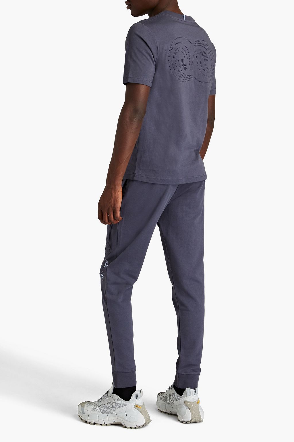 MCQ ALEXANDER MCQUEEN Embossed printed cotton-jersey T-shirt