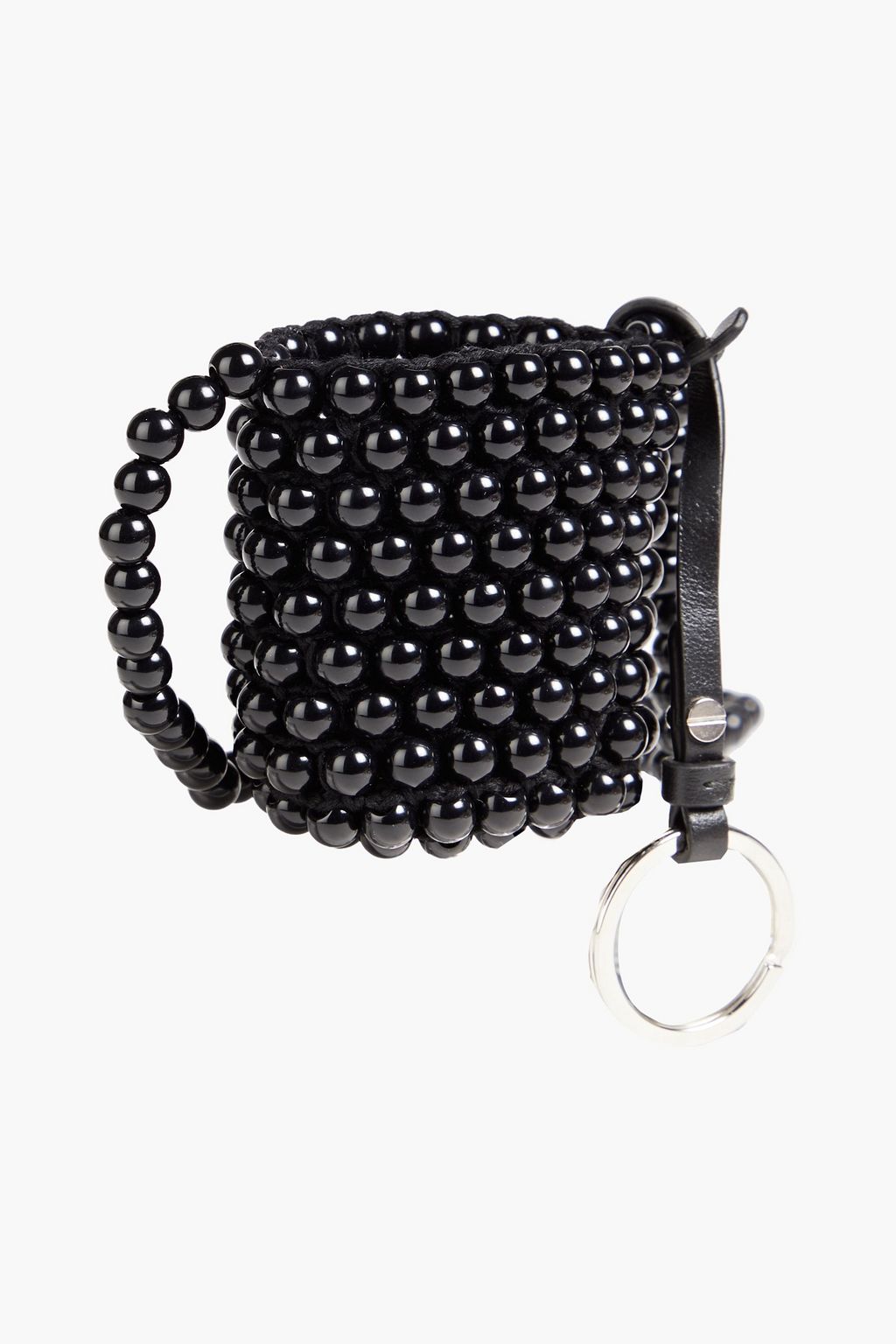 JIL SANDER Beaded crochet bucket bag