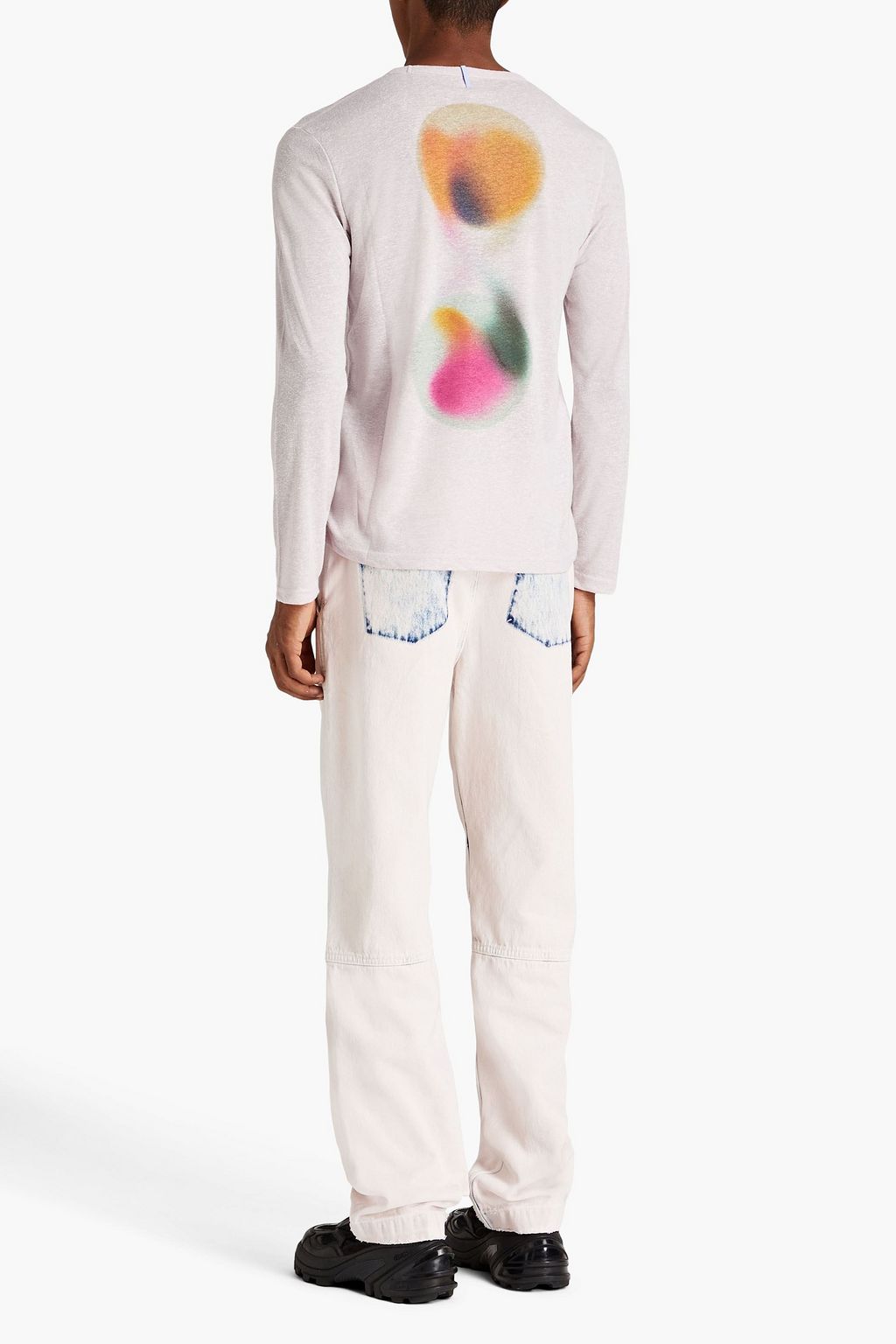 MCQ ALEXANDER MCQUEEN Appliquéd printed slub jersey T-shirt