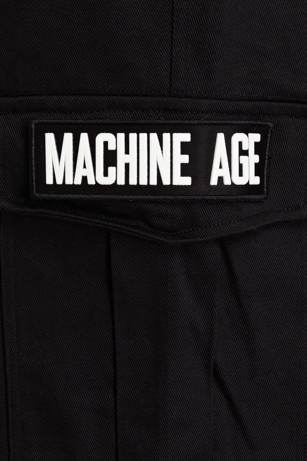 MCQ ALEXANDER MCQUEEN Cargohose aus Baumwolldrell mit Applikationen
