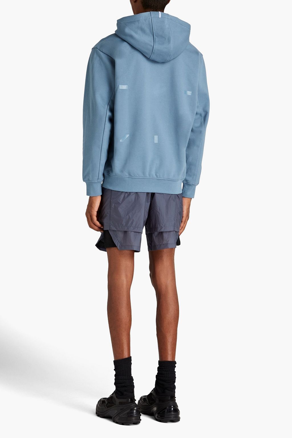 MCQ ALEXANDER MCQUEEN Layered shell shorts