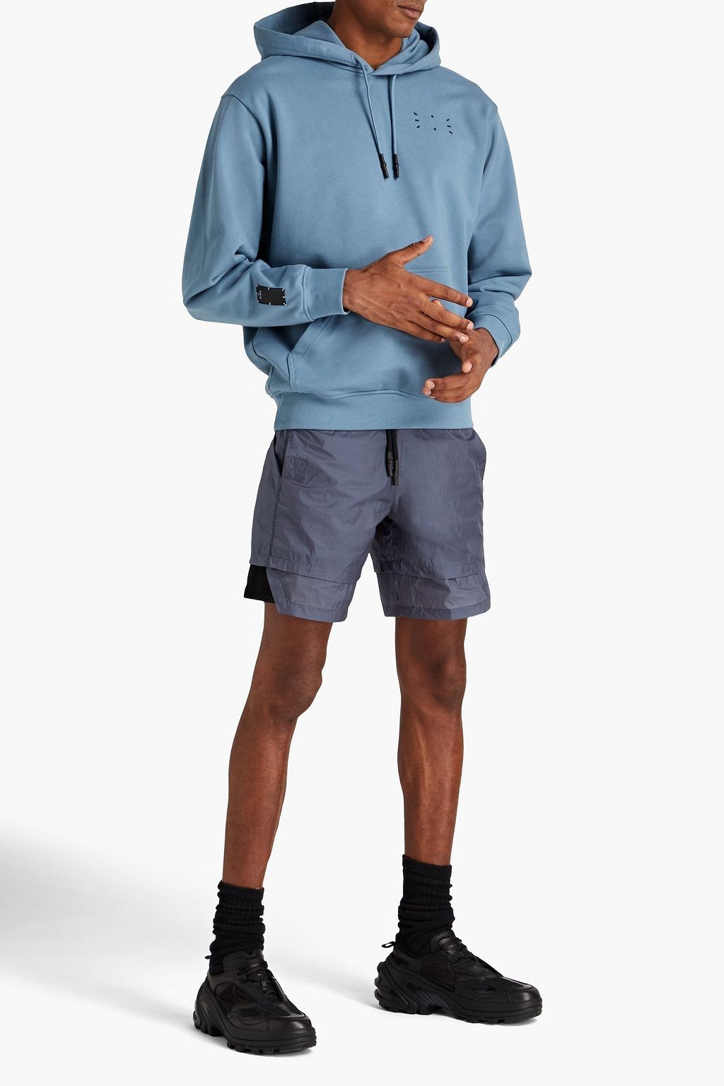 MCQ ALEXANDER MCQUEEN Layered shell shorts