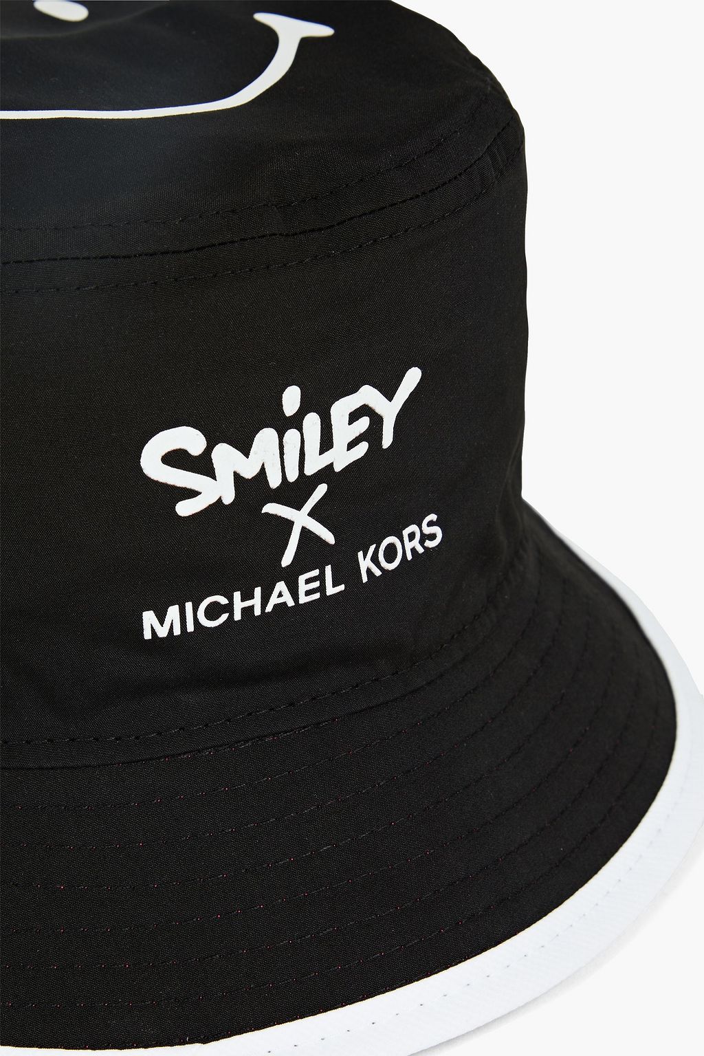 MICHAEL KORS + Smiley reversible printed shell bucket hat