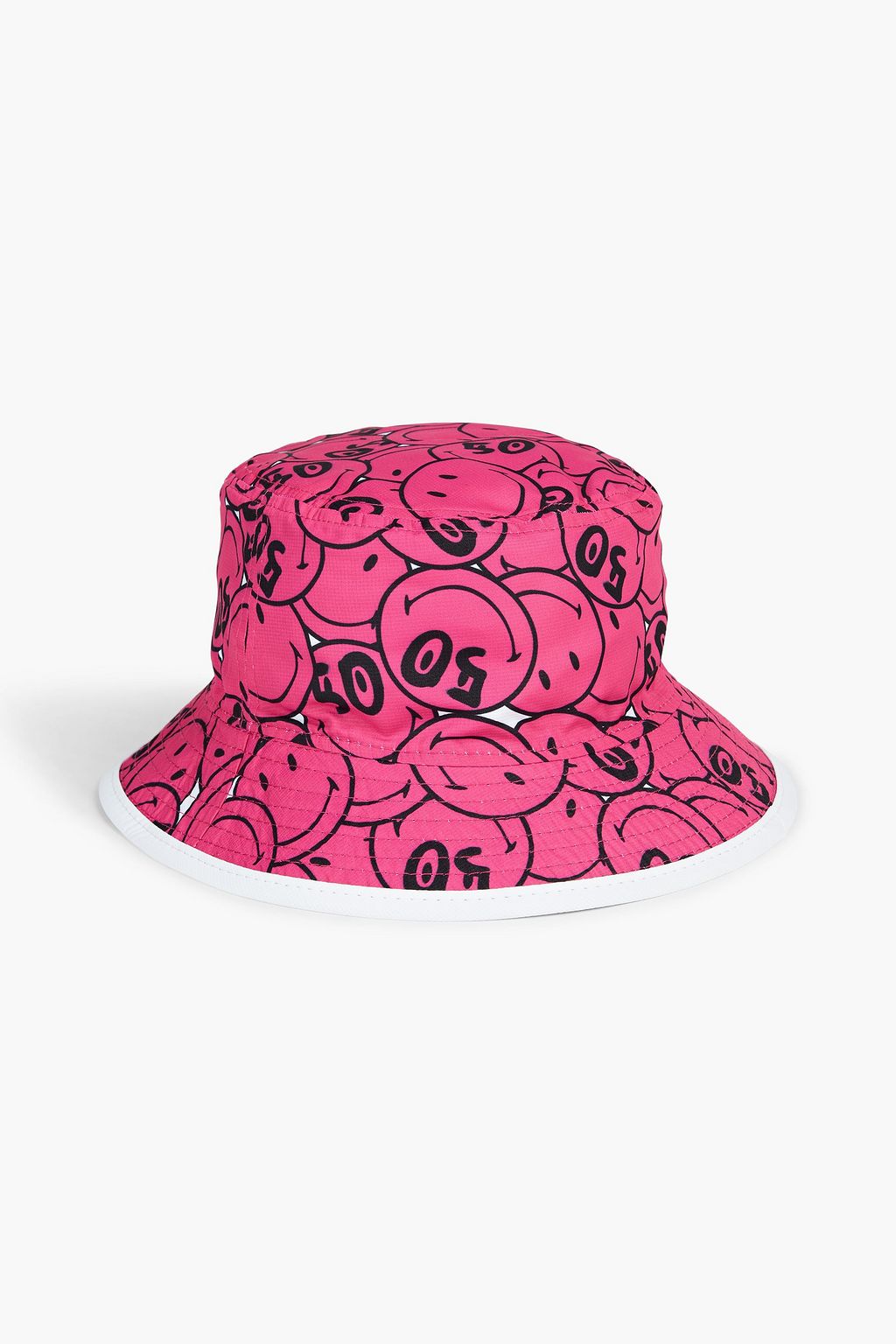 MICHAEL KORS + Smiley reversible printed shell bucket hat