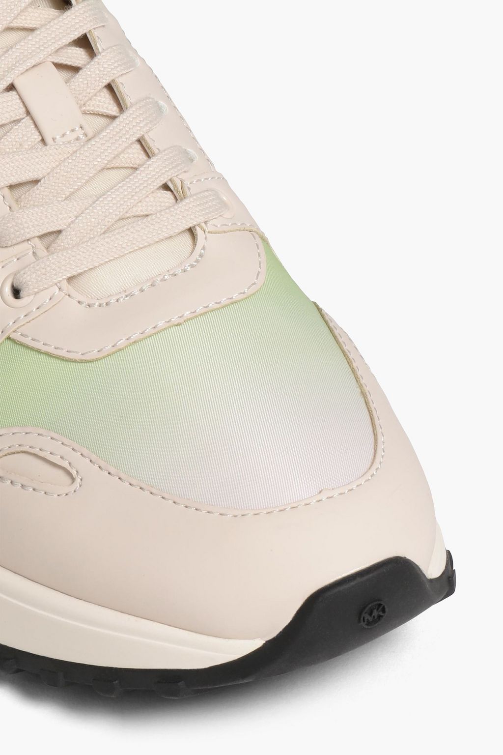 MICHAEL MICHAEL KORS Theo two-tone faux leather sneakers