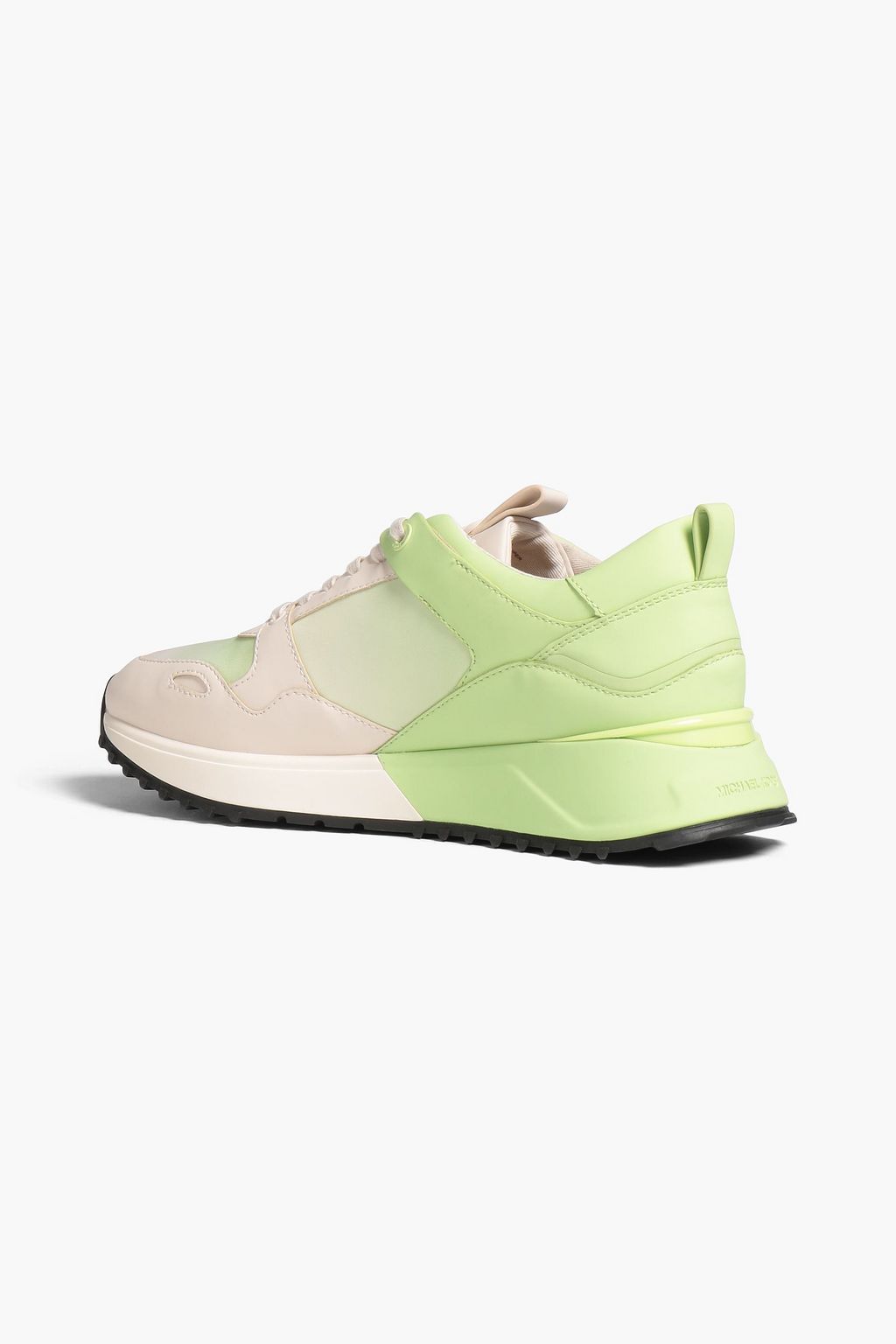 MICHAEL MICHAEL KORS Theo two-tone faux leather sneakers