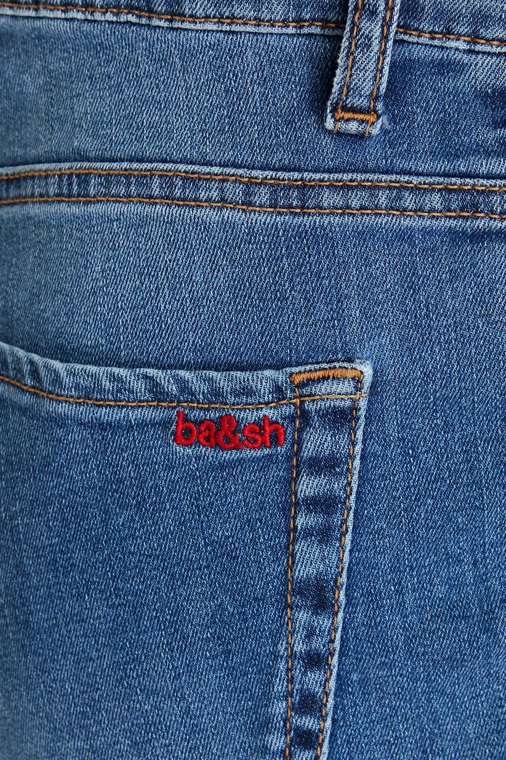 BA&SH デニム ショートパンツ 色あせ加工