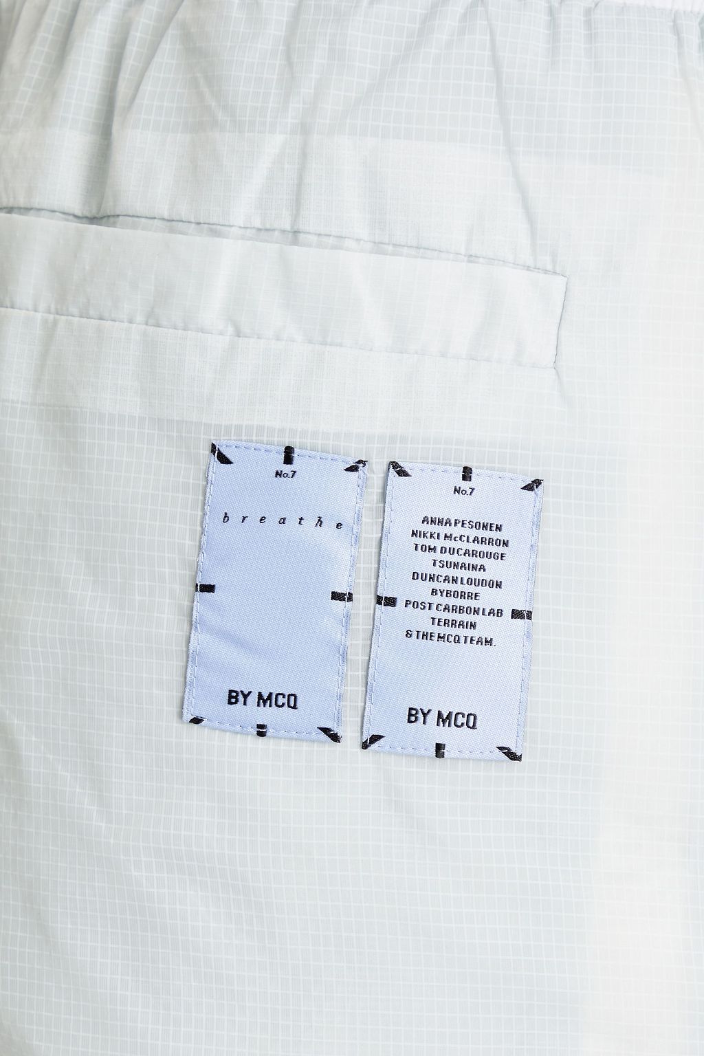 MCQ ALEXANDER MCQUEEN Appliquéd shell track pants