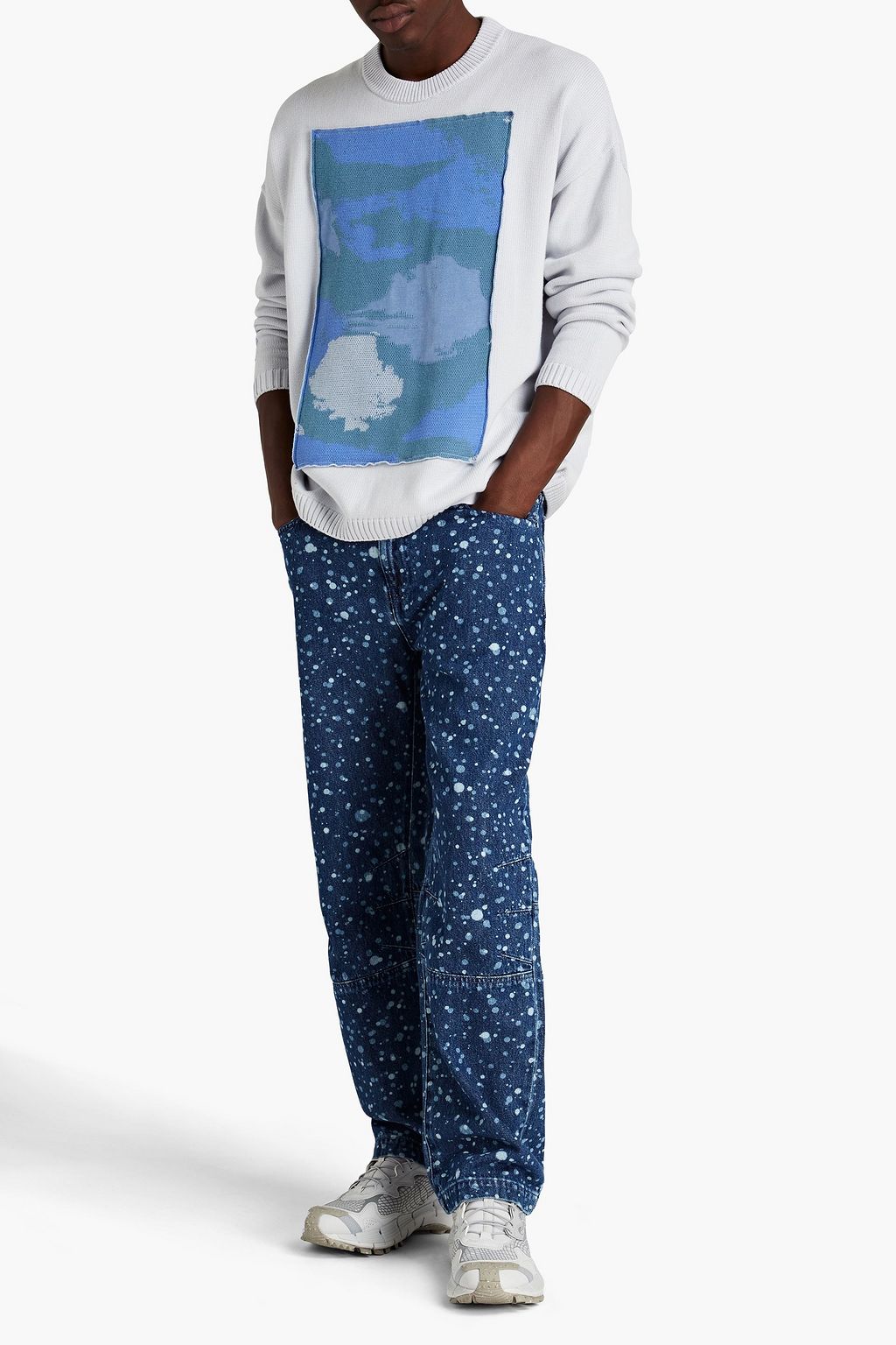 MCQ ALEXANDER MCQUEEN Printed denim jeans