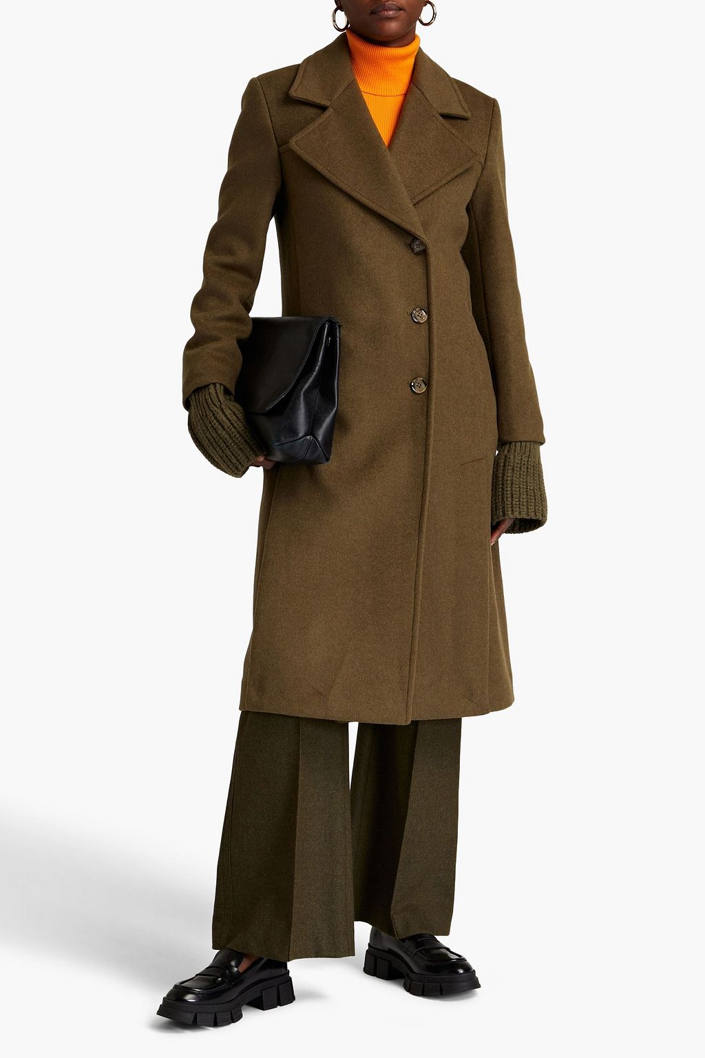 3.1 PHILLIP LIM Double-breasted felt coat