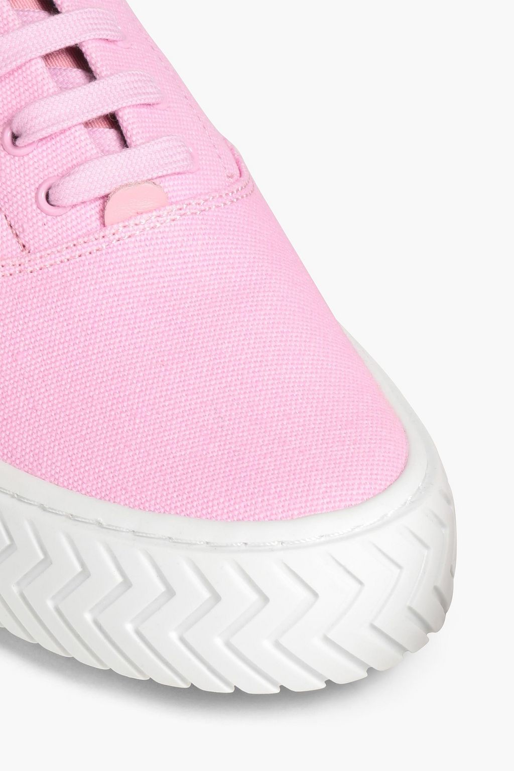 KENZO K-skate embroidered cotton-canvas sneakers