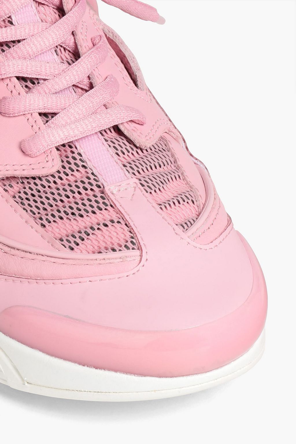 KENZO Sonic mesh, rubber, and leather sneakers