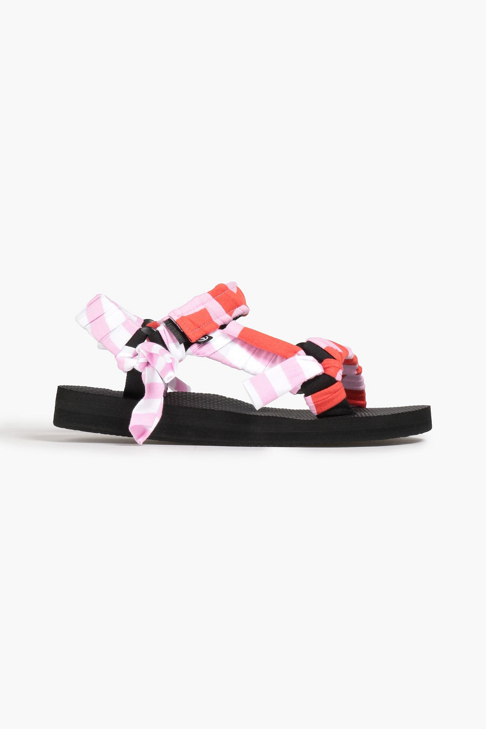 Arizona Love Kule Trekky Printed Jersey Sandals In Pink