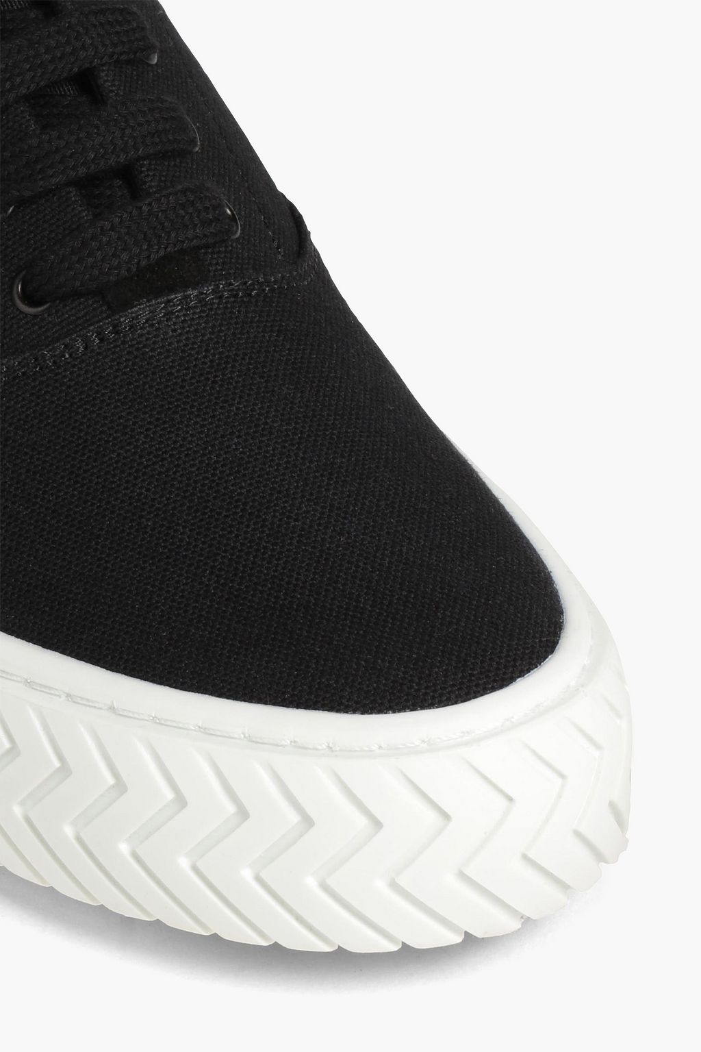 KENZO Iridescent embroidered canvas sneakers