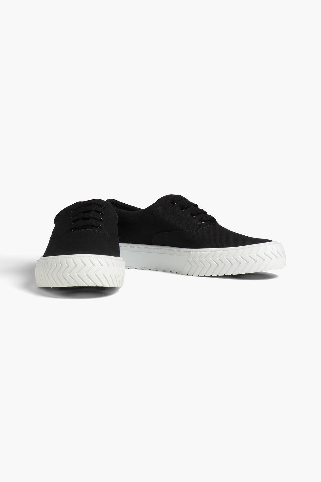 KENZO Iridescent embroidered canvas sneakers