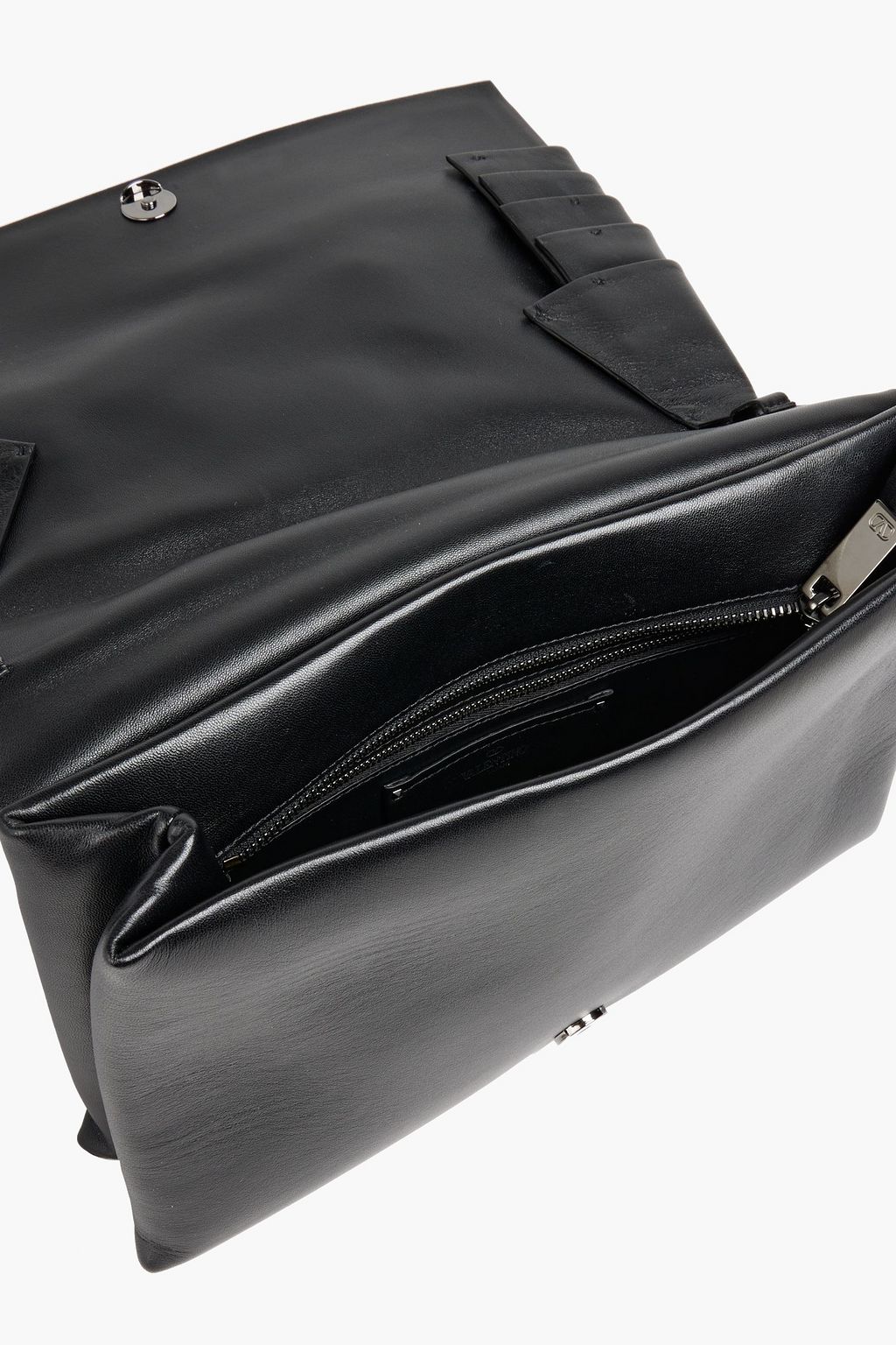VALENTINO GARAVANI 04 Rouches Edition Atelier leather shoulder bag
