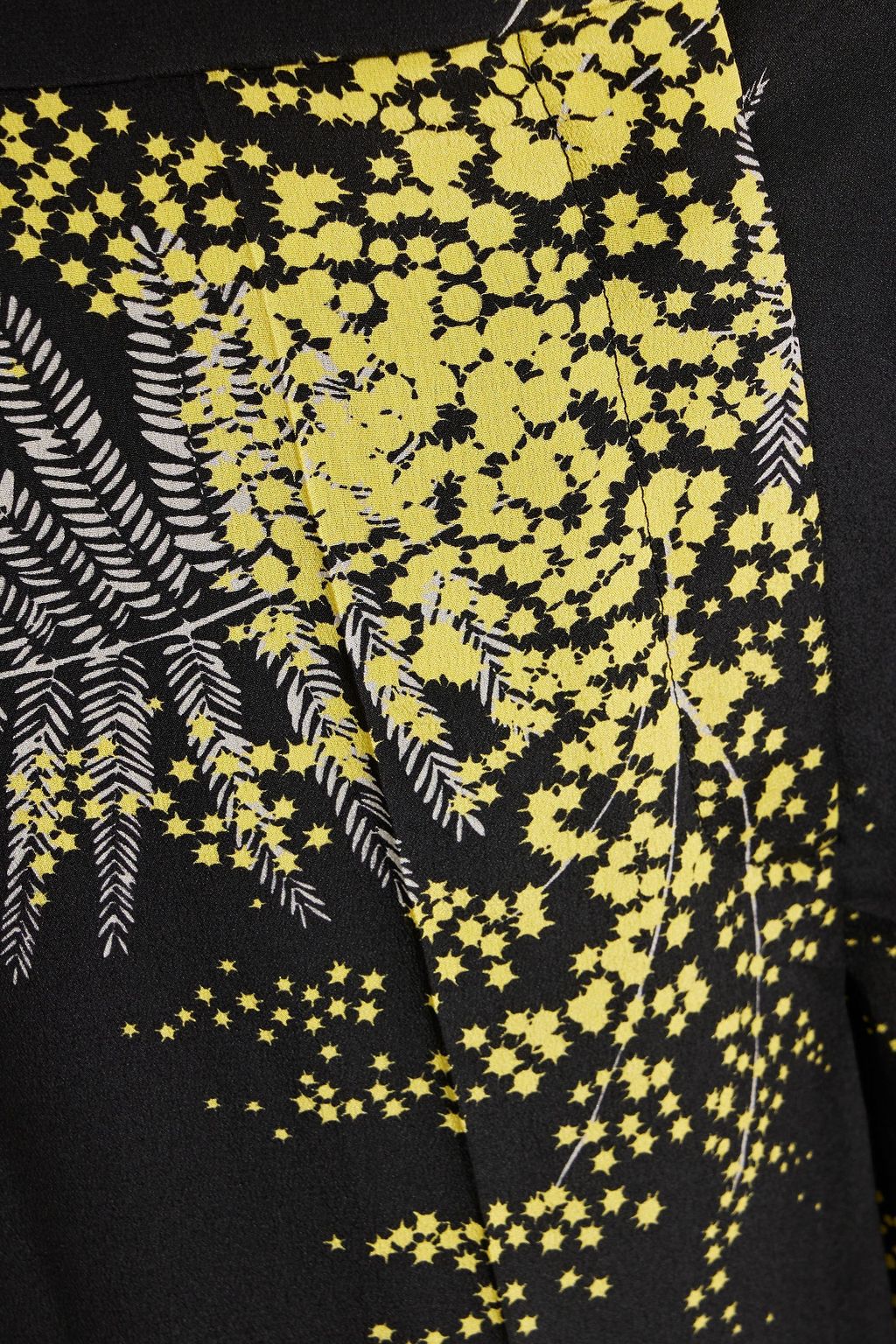 VALENTINO GARAVANI Printed silk-crepe wide-leg pants