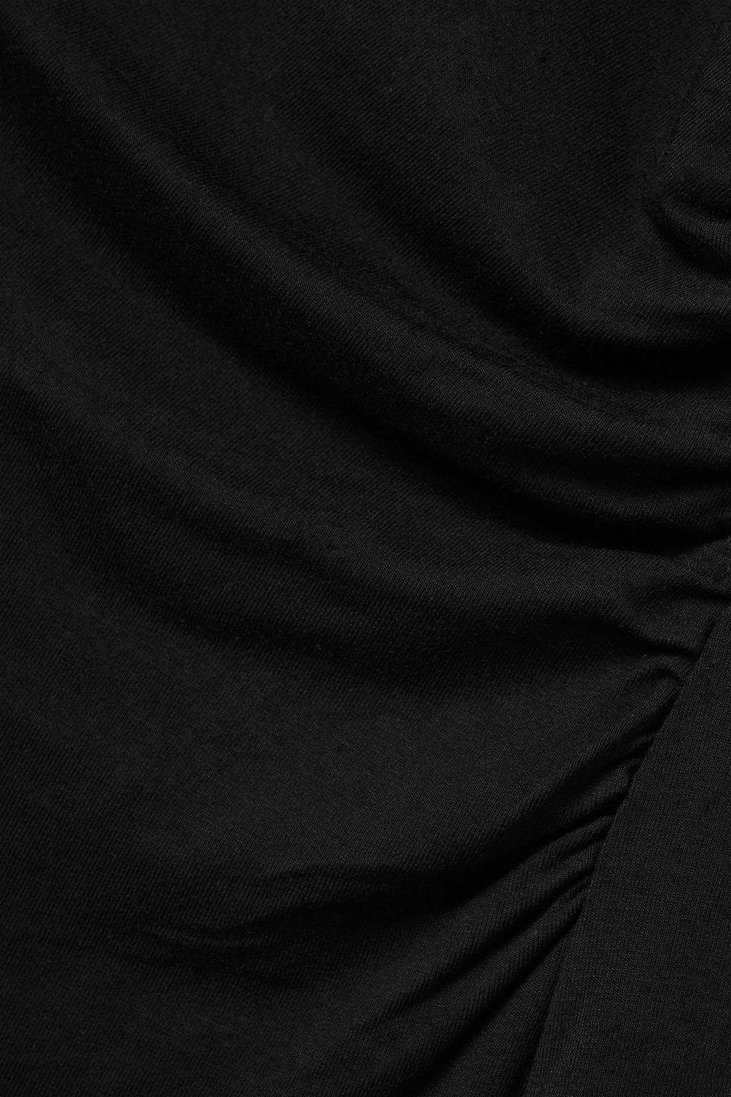 GOOD AMERICAN Good Touch draped stretch-jersey midi dress