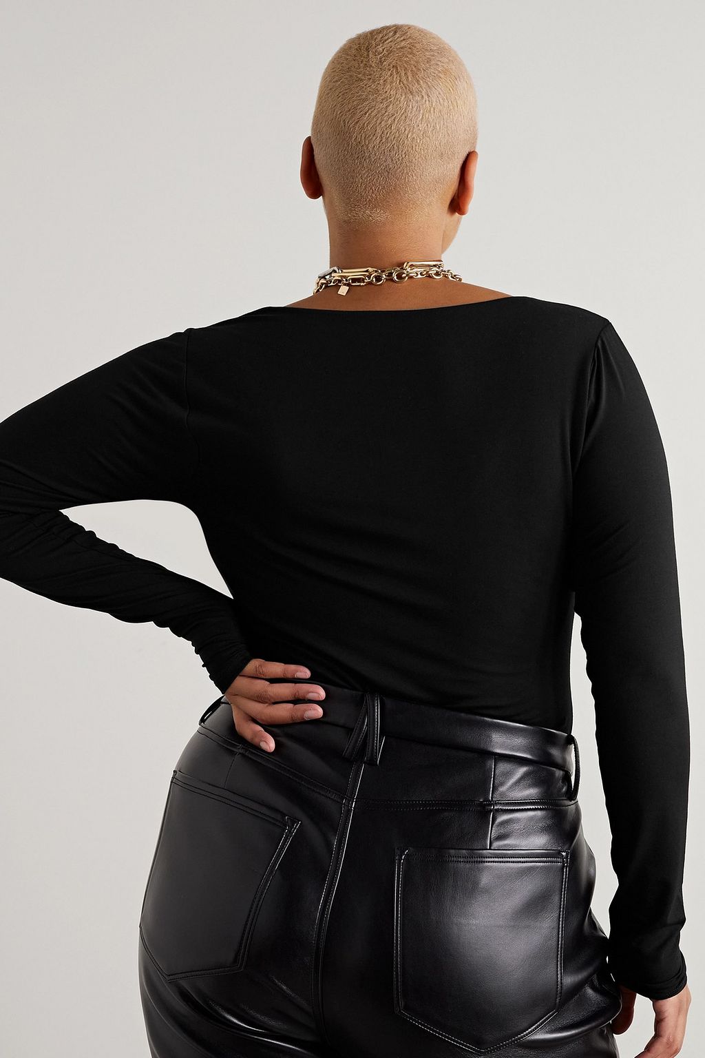 GOOD AMERICAN Good Touch stretch-jersey bodysuit