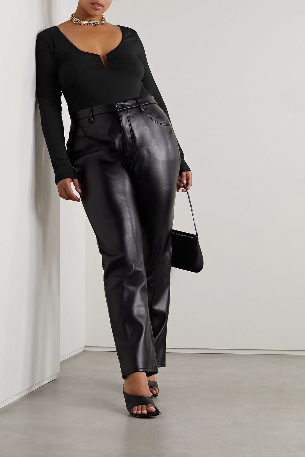 GOOD AMERICAN Good Touch stretch-jersey bodysuit
