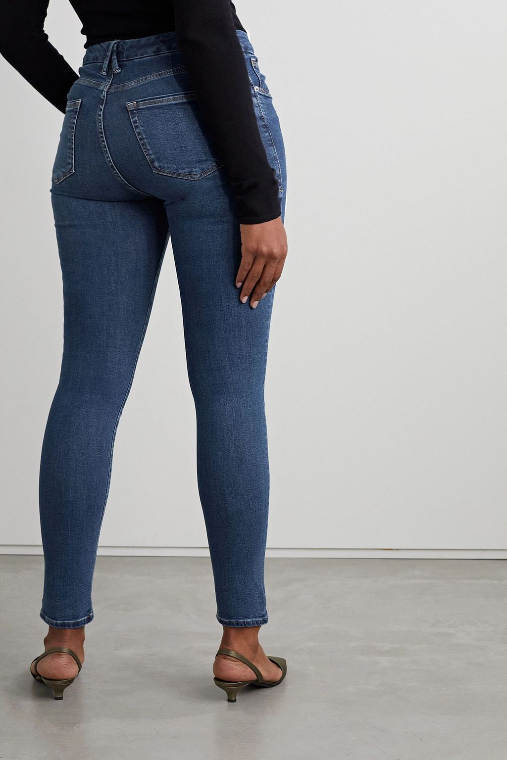 GOOD AMERICAN Good Legs high-rise skinny jeans