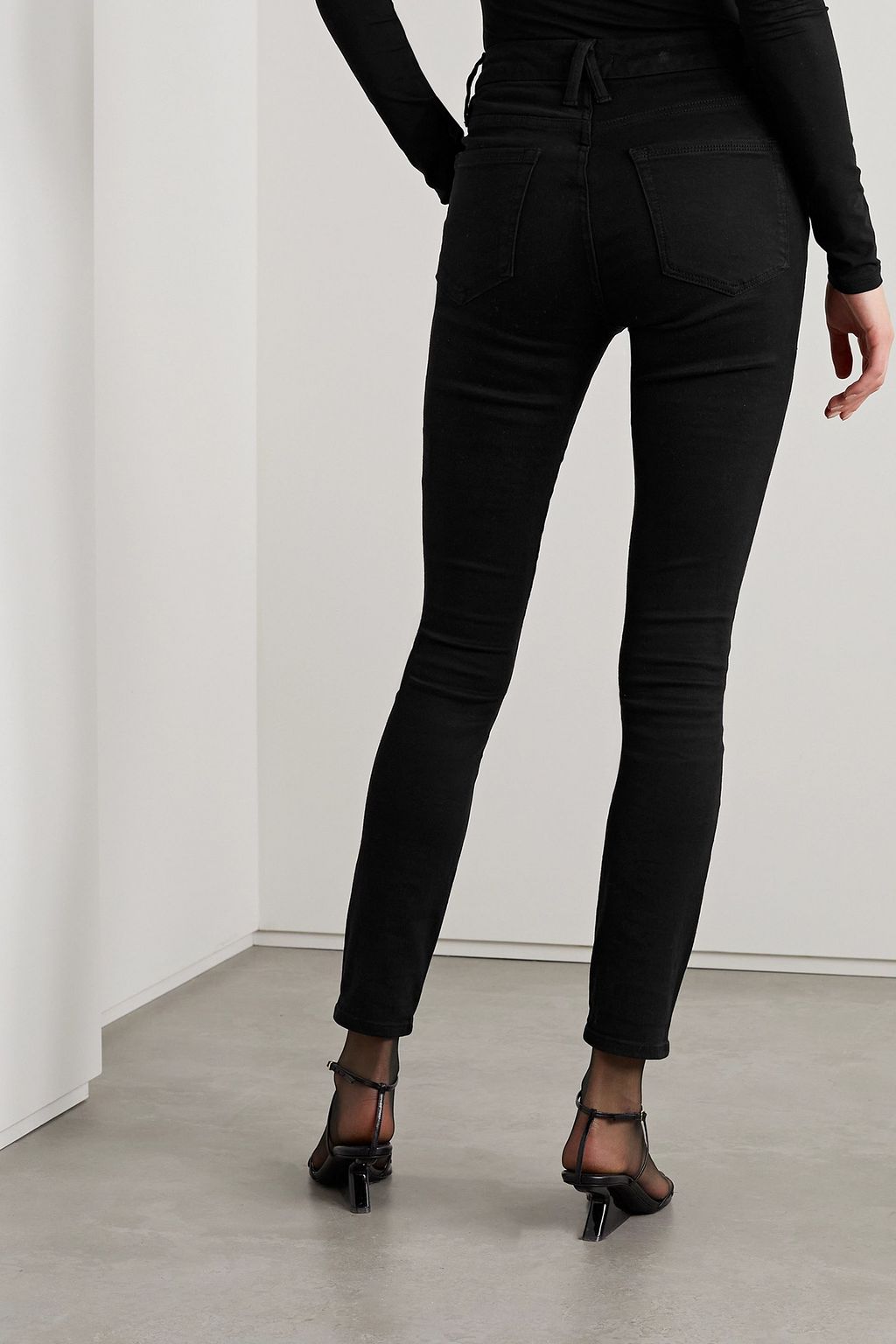 GOOD AMERICAN Good Legs high-rise skinny jeans