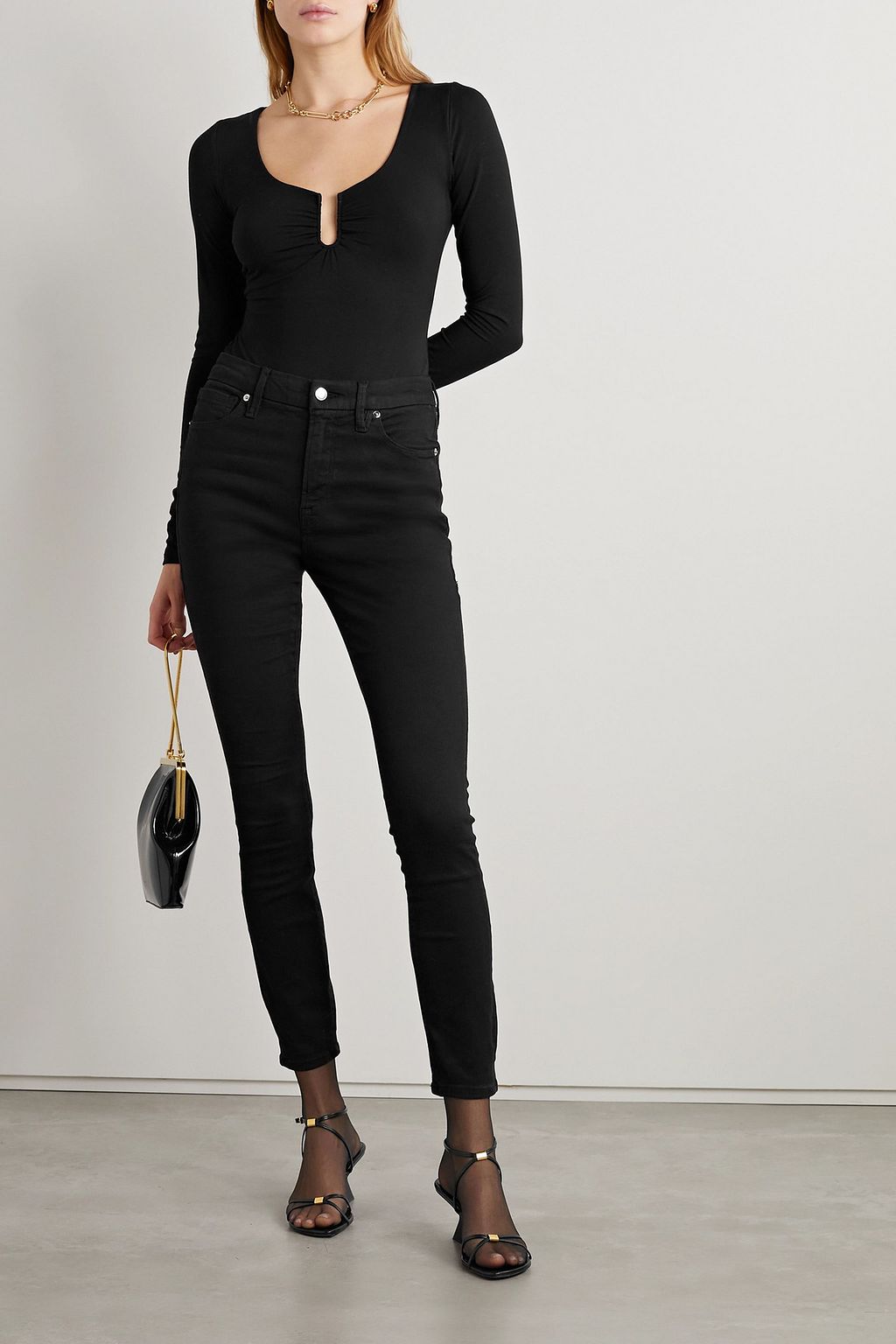 GOOD AMERICAN Good Legs high-rise skinny jeans