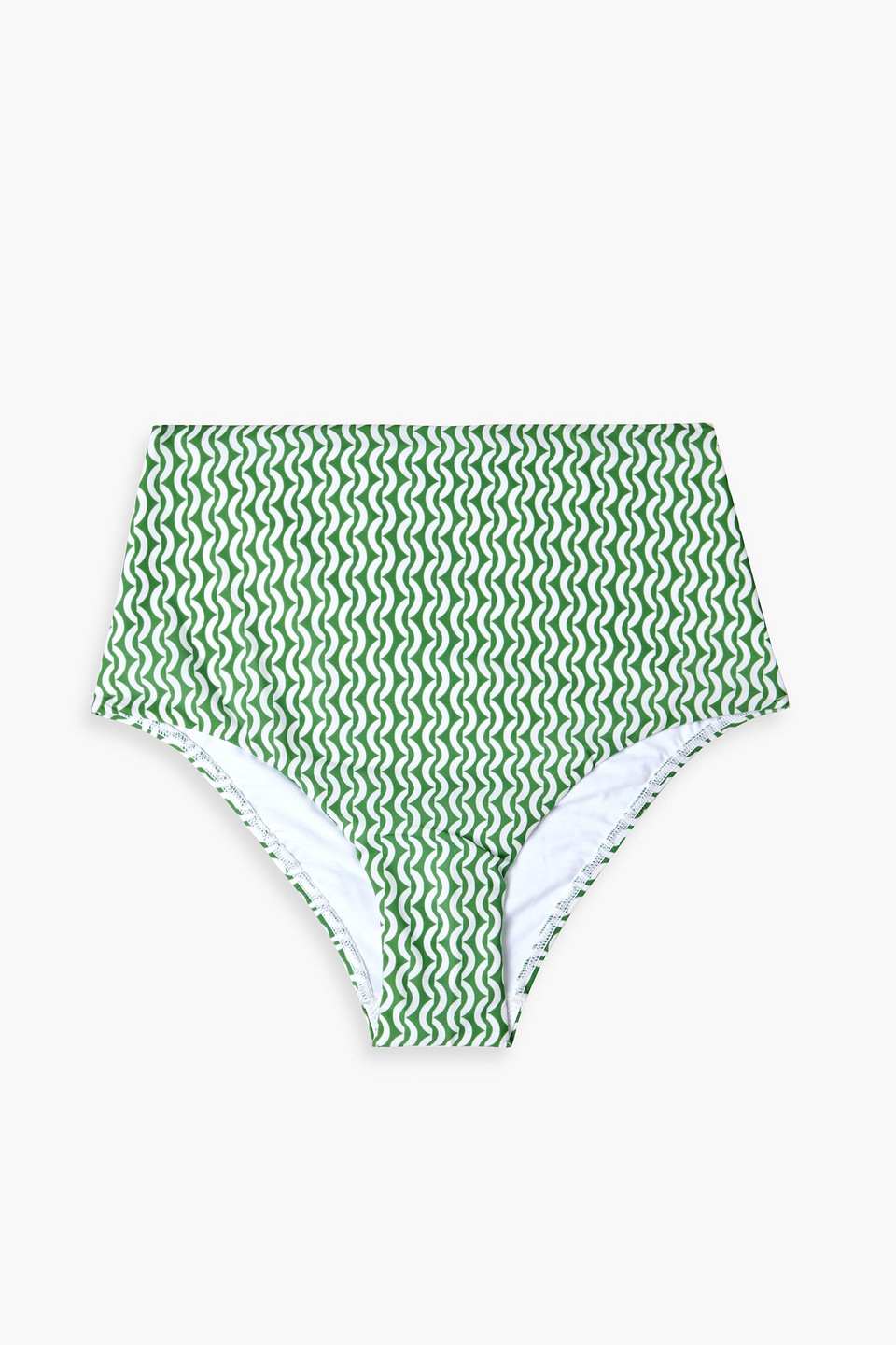 Ipanema printed high-rise bikini briefs