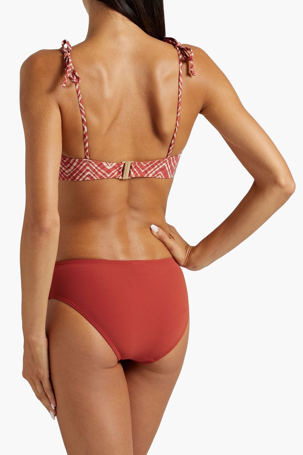 JETS AUSTRALIA BY JESSIKA ALLEN Bonita twist-front printed bikini top